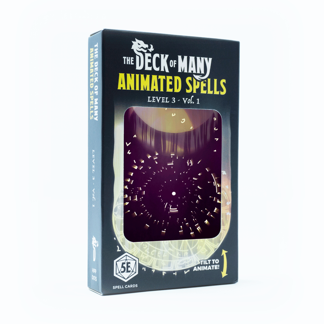 Animated Spells: Level 3, A-M - 5e 2014 D&D (Reference Cards)