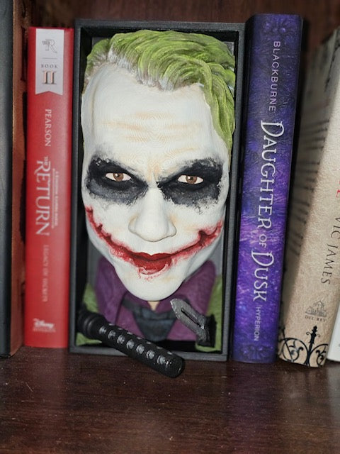 Joker Hand Painted Book Nook