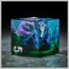 Wild Owlbear Dice: - Resin Dnd RPG 7-piece Dice Set
