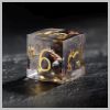 Soaring Eagle Cloudy Gray Dice - Resin Dnd RPG 7-piece Dice Set