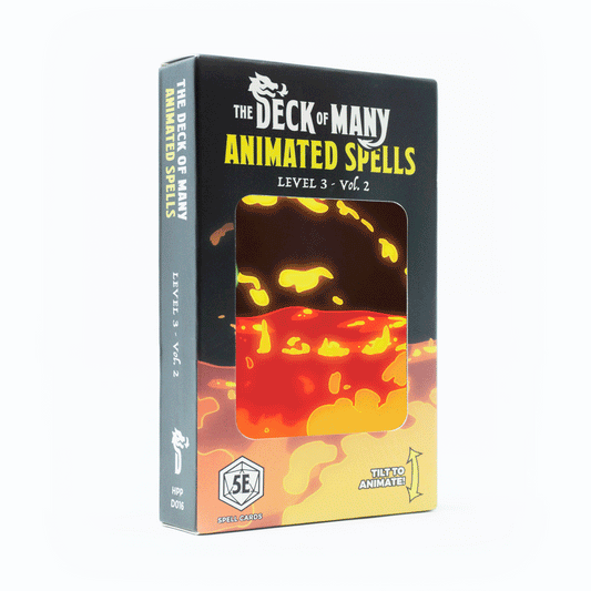 Animated Spells: Level 3, M-Z - 5e 2014 D&D (Reference Cards)