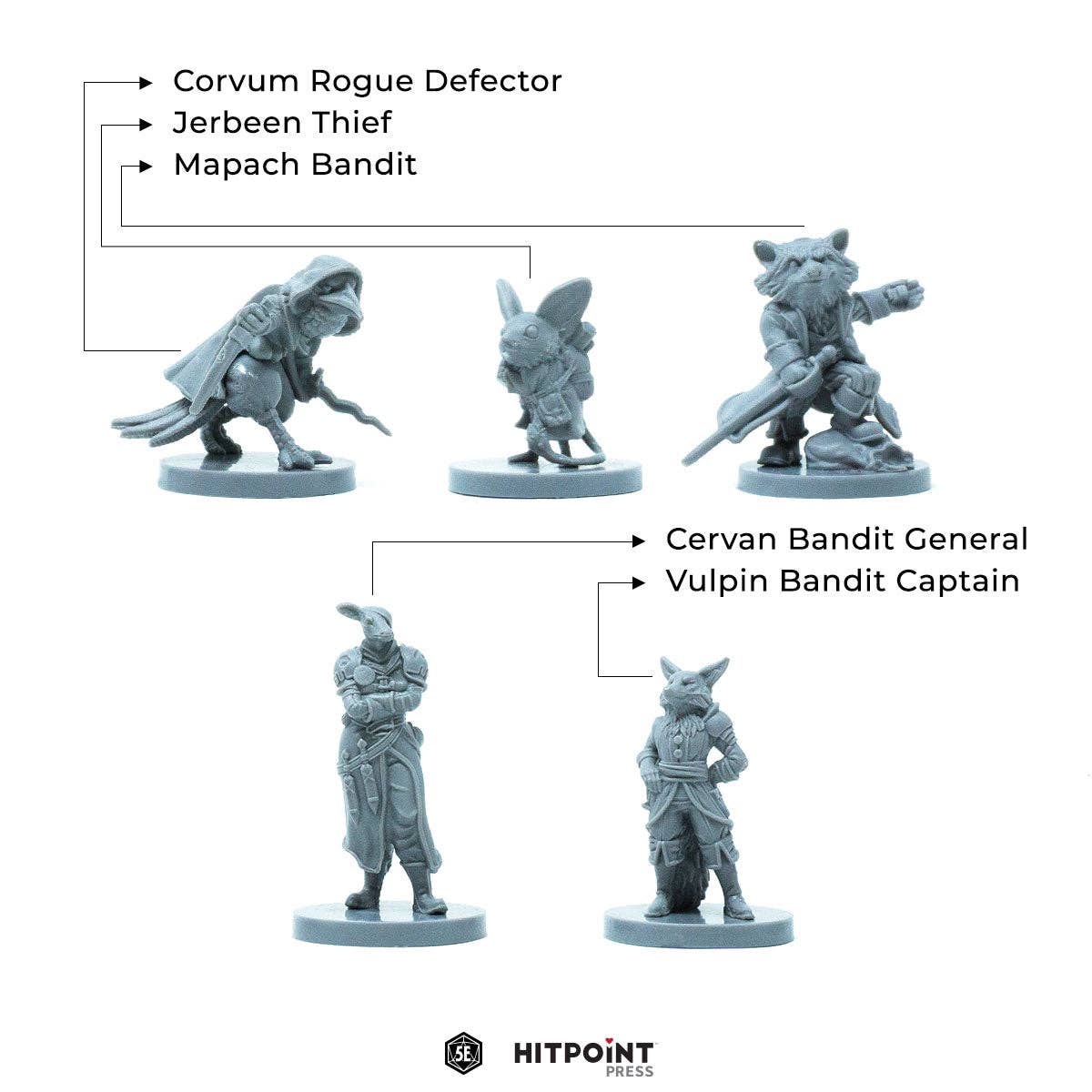 Humblewood: Bandit Coalition - Miniatures (Plastic Minis)