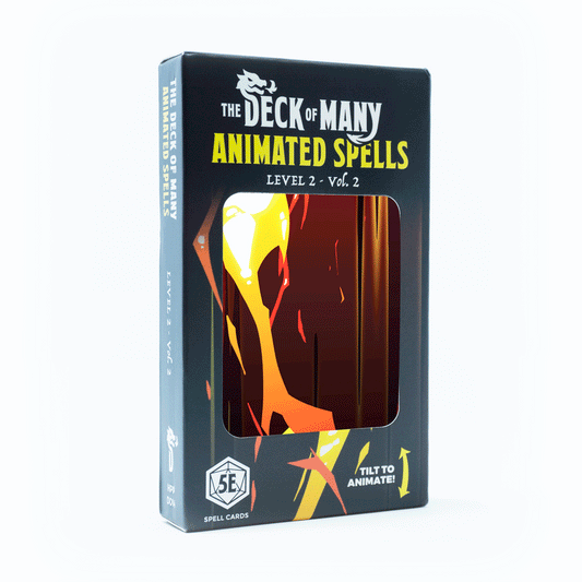 Animated Spells: Level 2, I-Z - 5e 2014 D&D (Reference Cards)