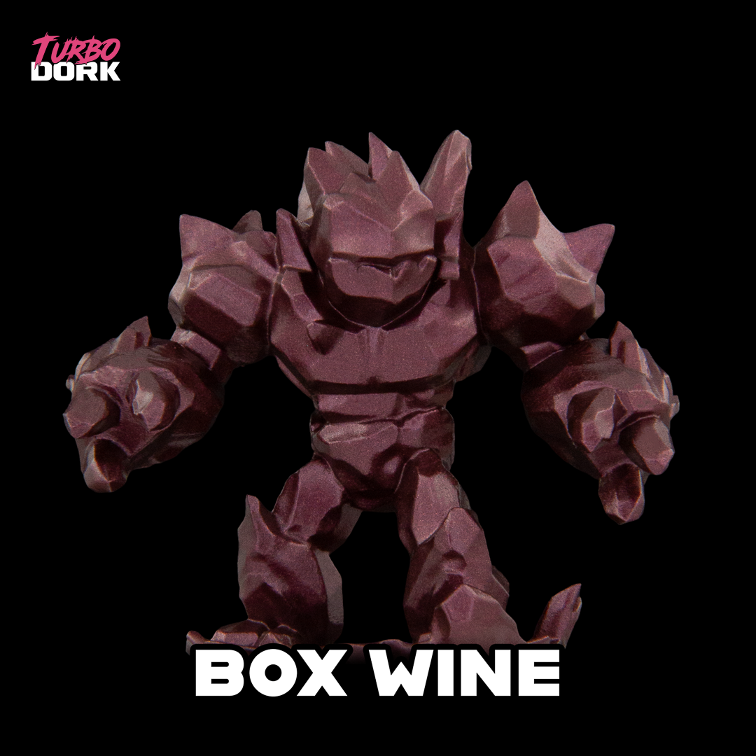 Box Wine Metallic Acrylic Paint 22ml Bottle color swatch