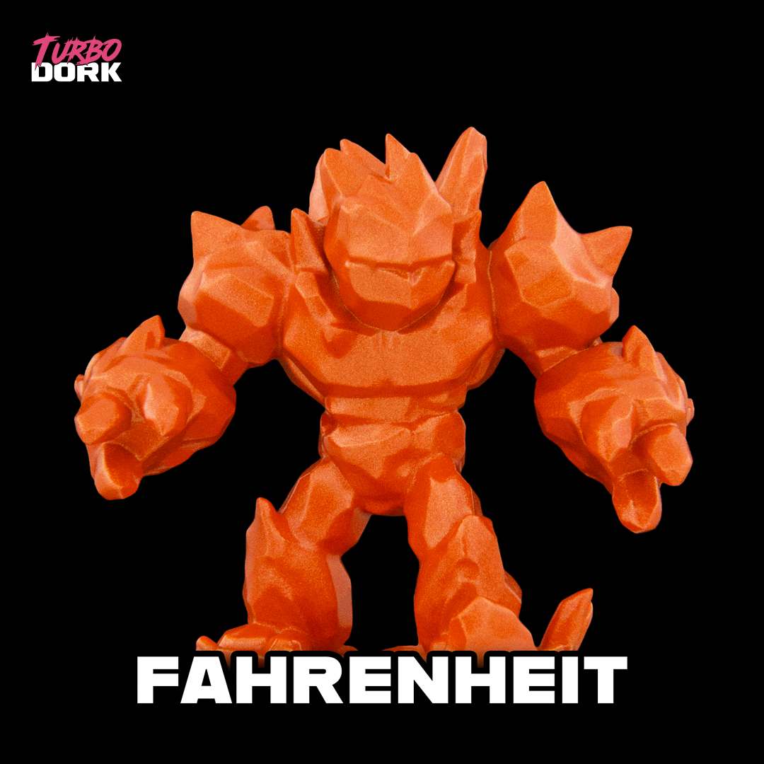Fahrenheit Metallic Acrylic Paint 22ml Bottle color swatch