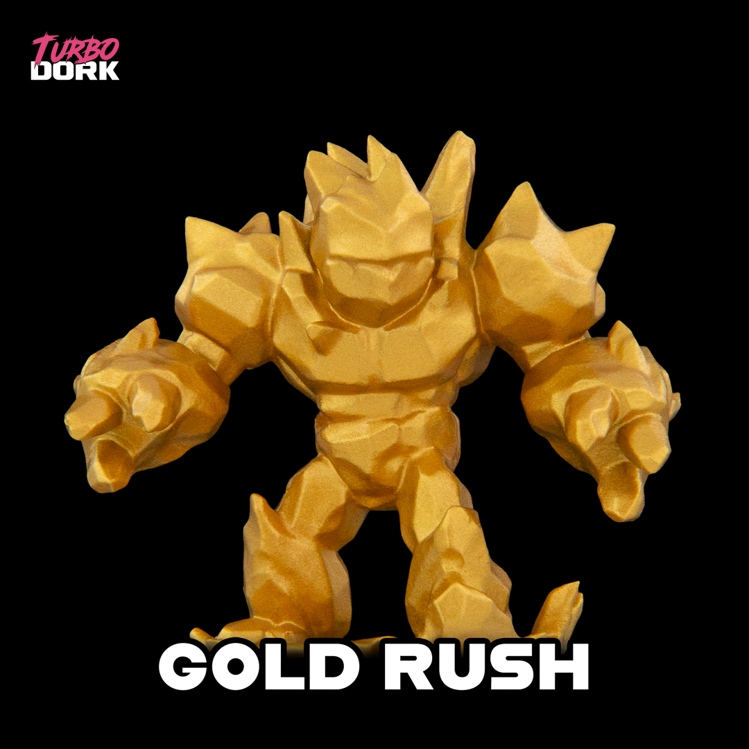 Gold Rush Metallic Acrylic Paint 22ml Bottle color swatch