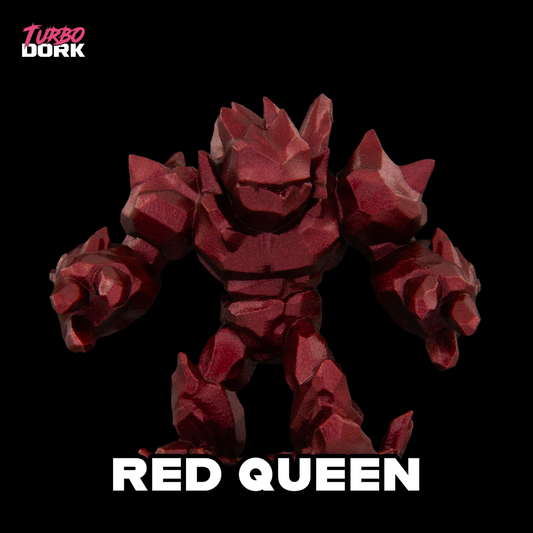 Red Queen Metallic Acrylic Paint 22ml Bottle color swatch