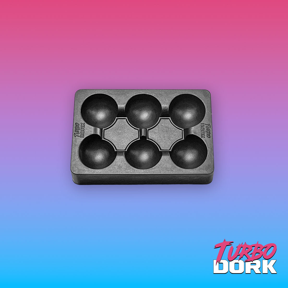 Small Black Non-Stick Silicone Dry Palette