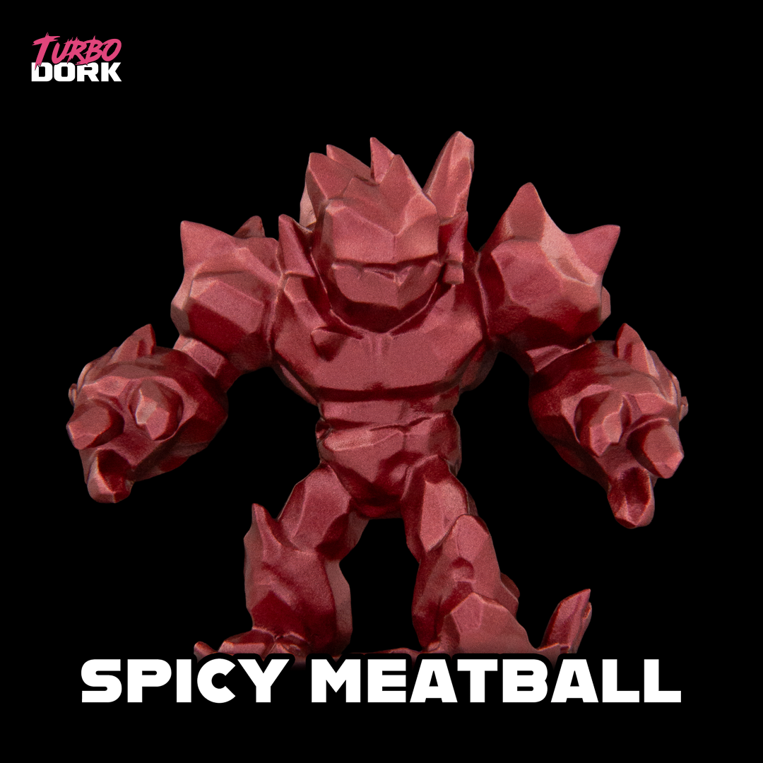 Spicy Meatball Metallic Acrylic Paint 22ml Bottle color swatch