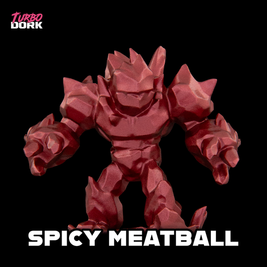Spicy Meatball Metallic Acrylic Paint 22ml Bottle color swatch
