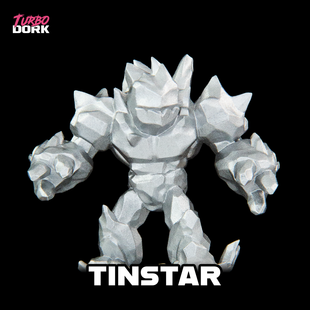 Tin Star Metallic Acrylic Paint 22ml Bottle color swatch