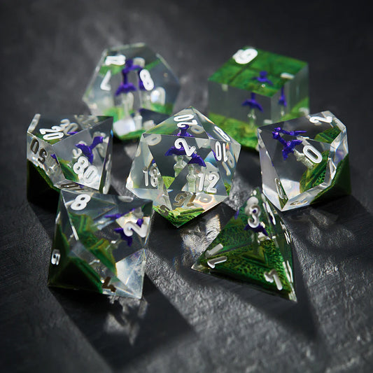 The Legend of Zelda Links Master Sword Resin Dice Set  DND D&D